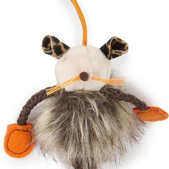 SmartyKat Bouncy Mouse Bungee Dangler Plush Cat Toy - Randomly Selected Color - Picture 1 of 8